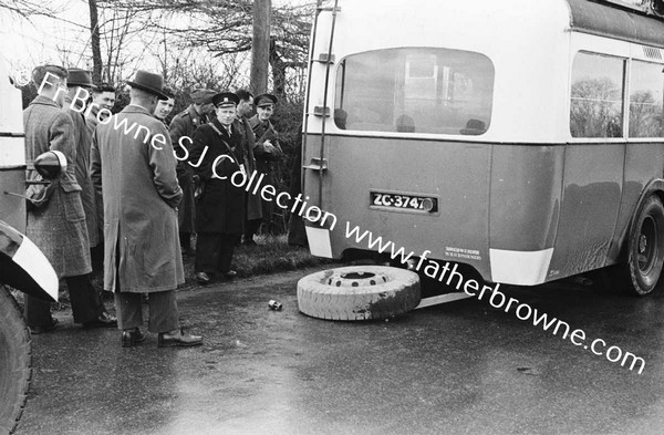 NEAR RED HOUSE NEWBRIDGE BUS PUNCTURE